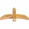 Ekena Millwork Bellingham Rough Sawn Timber Gable Bracket, Western Red Cedar, 36"W x 19"H x 4"D x 4"F, 13/12 Pitch GBW036X19X0404BEL00RWR - alternate 3